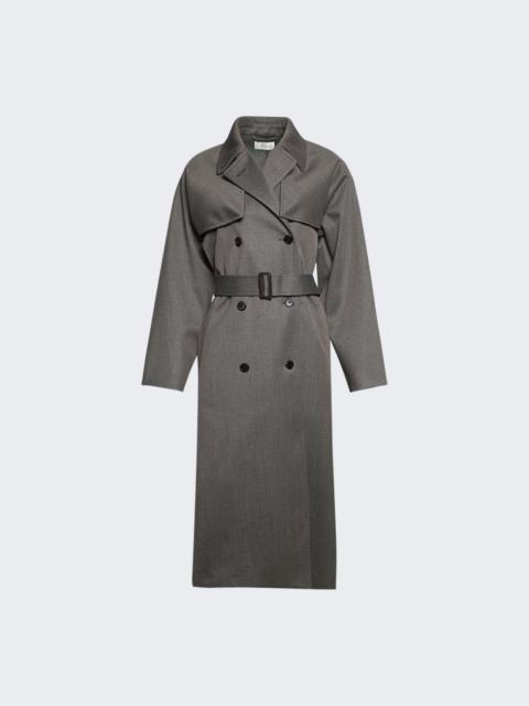 The Row Rhydian Coat Bcn Black And Light Brown
