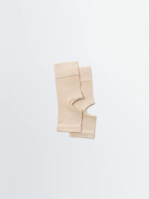 Lemaire CUT-OUT RIB GAITERS IN STRETCH VISCOSE SILK