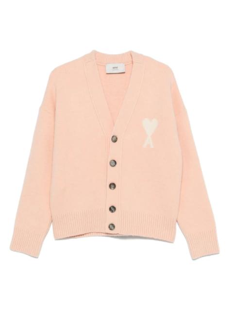 AMI Paris Off White Adc Cardigan