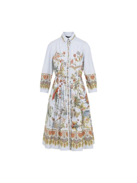 Etro ETRO Pale Blue Cotton Dress New & Authentic (Women's size:IT
