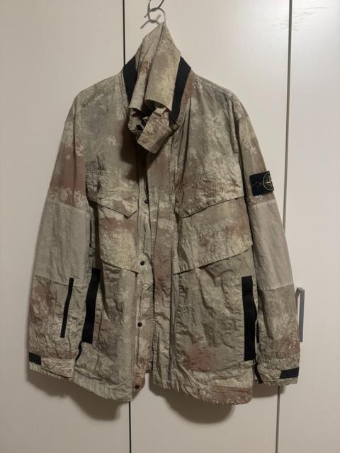 Stone Island Stone Island Khaki Camo Shell Jacket