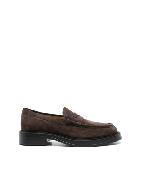 Tod's suede loafers