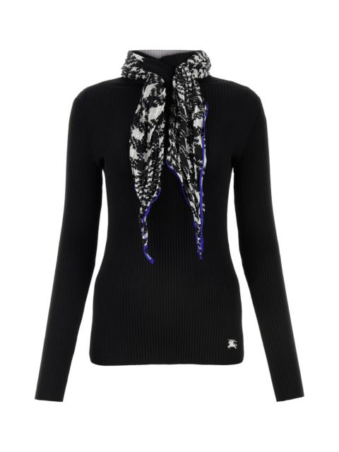 Burberry Black viscose blend sweater