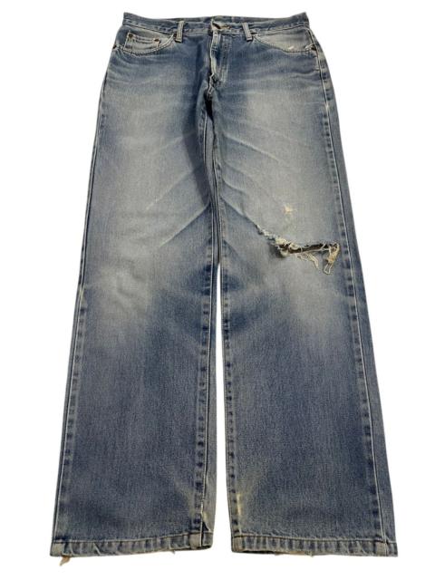 Other Designers Vintage Edwin Blue Faded Wash Distressed Style Loose Jeans