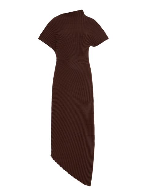 Cult Gaia Chrysta Knit Cotton Dress brown