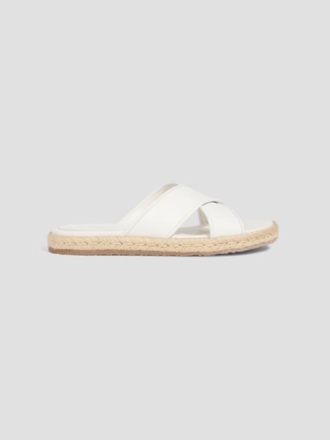 Gianvito Rossi Cesare leather espadrille sandals