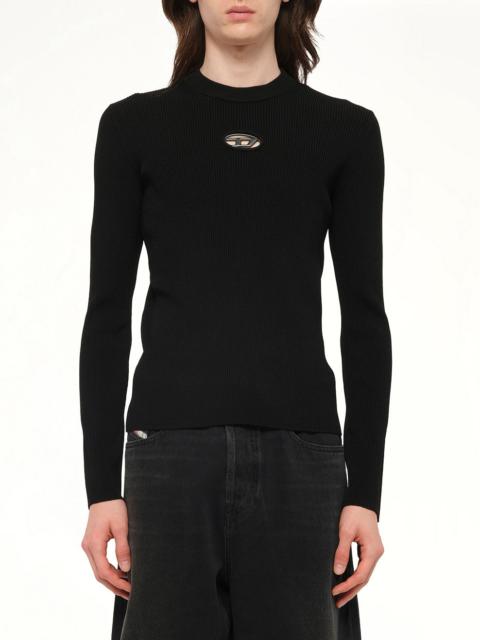 Diesel K-Zackary-Round Sweater In Black