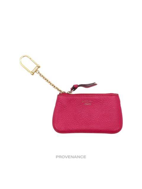 Gucci MII Key Pouch Cles - Pink Tumbled Leather