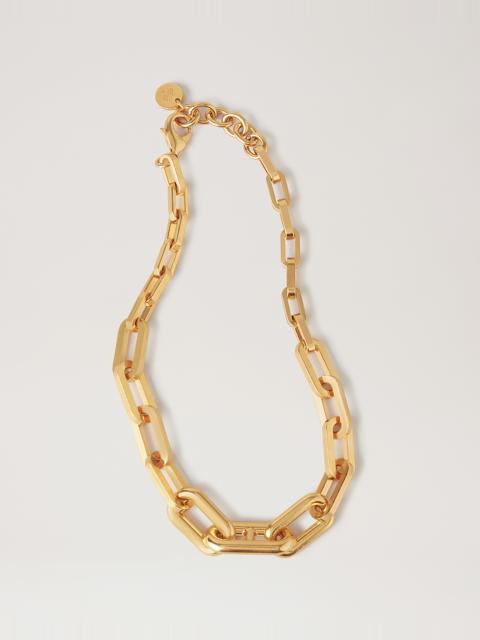 Mulberry Softie Chunky Necklace
Gold Plated Brass