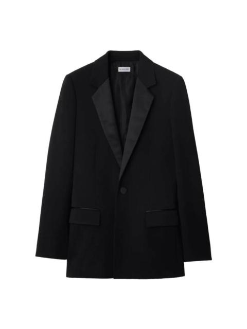 Burberry Burberry Grain De Poudre Wool Blazer Jacket