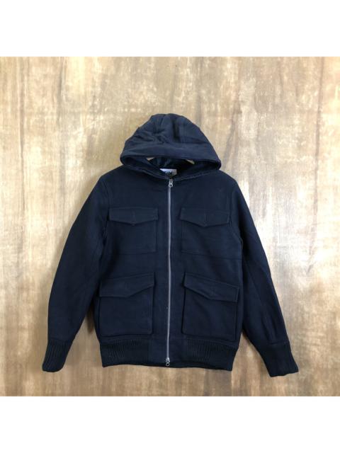 Other Designers Japanese Brand - Thw Black Hoodie Varsity Jacket #1783