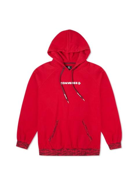 Converse (WMNS) Converse New Year Series Tiger Stripes Hoodie Red 10024158-A01