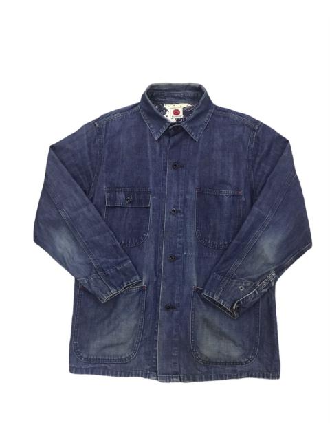 Other Designers Tigre Brocante by made in Indigo worker jacket