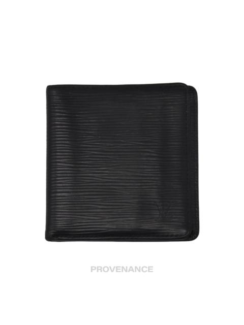 Louis Vuitton 6CC Bifold Wallet in Black Epi Noir Leather