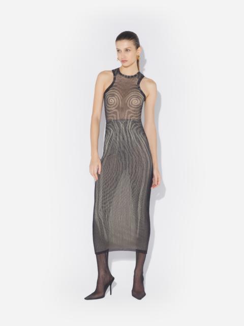 Jean Paul Gaultier THE LONG BLACK “SPIRALE” SKIRT