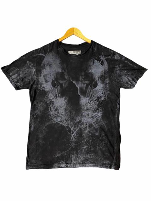 Other Designers Vintage - SKULL TIE DYE TSHIRT BY URBAN HERITAGE