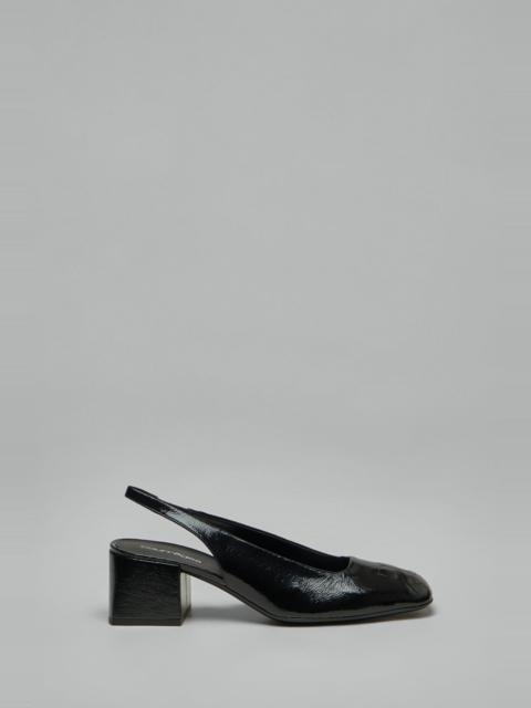 courrèges Heritage Vinyl Slingbacks