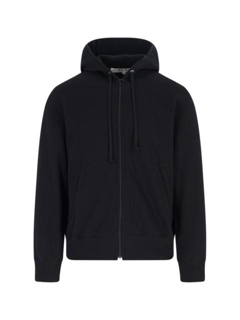 Comme des Garçons PLAY LOGO ZIP SWEATSHIRT