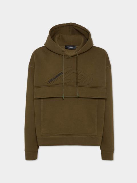 DSQUARED2 ICON LOOSE FIT HOODIE