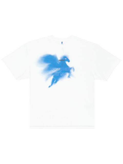 Ader Error Semi-Oversized Fit T-Shirt 'Off White'