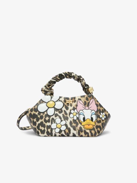 GANNI GANNI X DISNEY DAISY DUCK LEOPARD SMALL BOU BAG