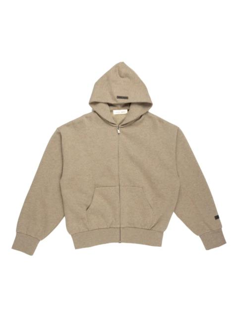 FEAR OF GOD ESSENTIALS - Men Classic Fit Fleece Zip-Up Hoodie