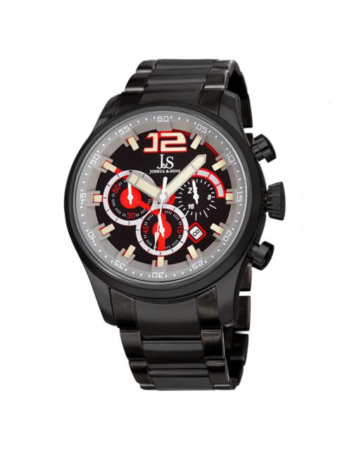 Other Designers Joshua and Sons Quartz Black Dial Men's Watch JX134BK