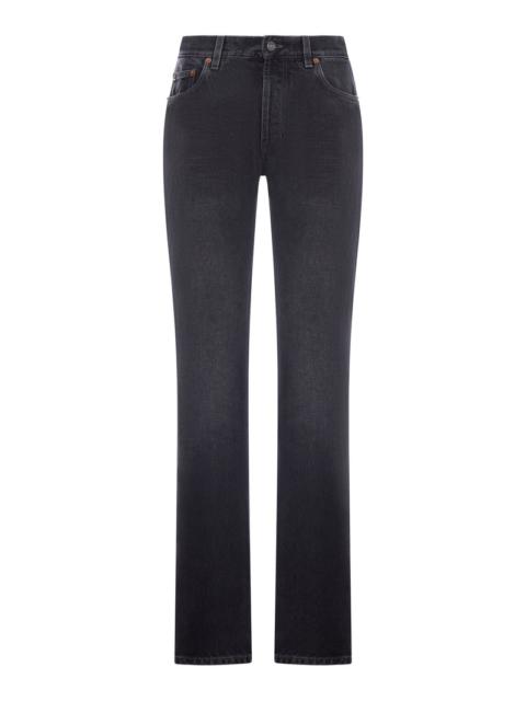 SAINT LAURENT Saint Laurent Women Straight Leg Denim Jeans