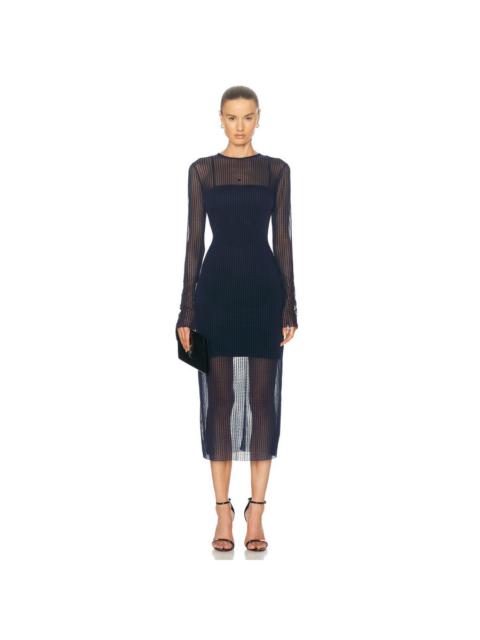Givenchy Givenchy Long Tulle Dress Navy