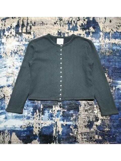Other Designers Vintage Agnes b. Cropped Snap Button Cardigan SUNFADED
