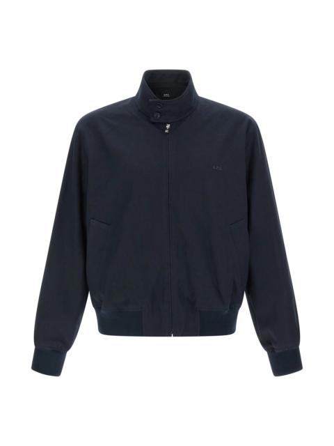 A.P.C. Logo embroidery blouson
