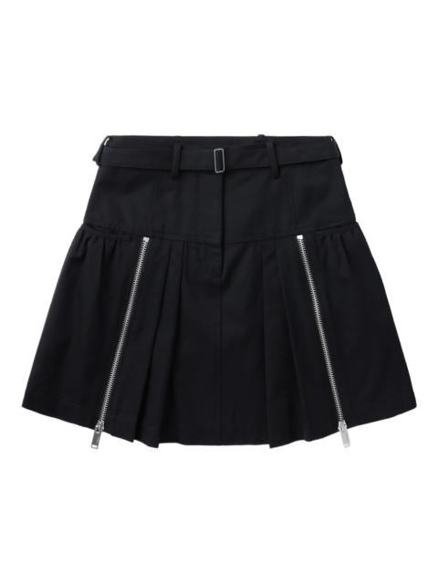 3.1 Phillip Lim Utility Double Zip Belted Mini Skirt