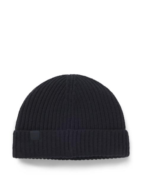 BOSS BECKHAM X BOSS BEANIE HAT IN VIRGIN WOOL AND CASHMERE