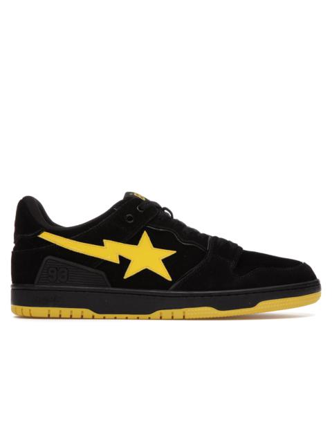 A Bathing Ape Sk8 Sta Black Electric Yellow