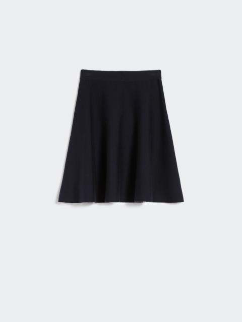 Max Mara UBALDA Cotton and viscose crêpe miniskirt
