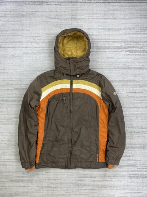 Other Designers Energie × Japanese Brand × Vintage - Vintage Energie Multicolour Gorpcore Hoodie Down Jacket