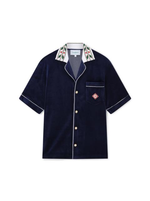 CASABLANCA Velour Laurel Shirt | Casablanca Paris