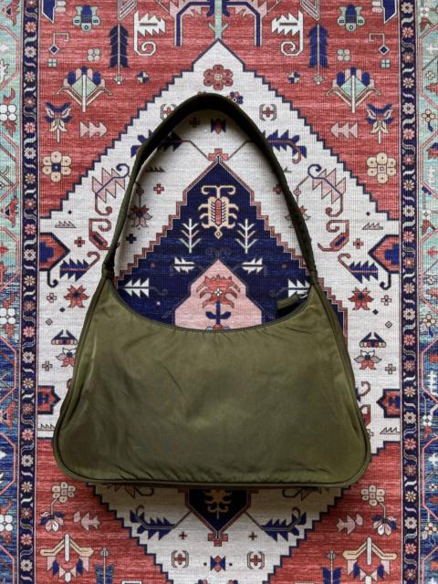 Prada Authentic Prada Nylon Hobo Shoulder Bag