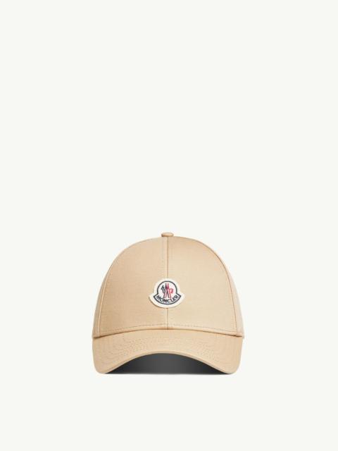 Moncler Cotton Gabardine Baseball Cap