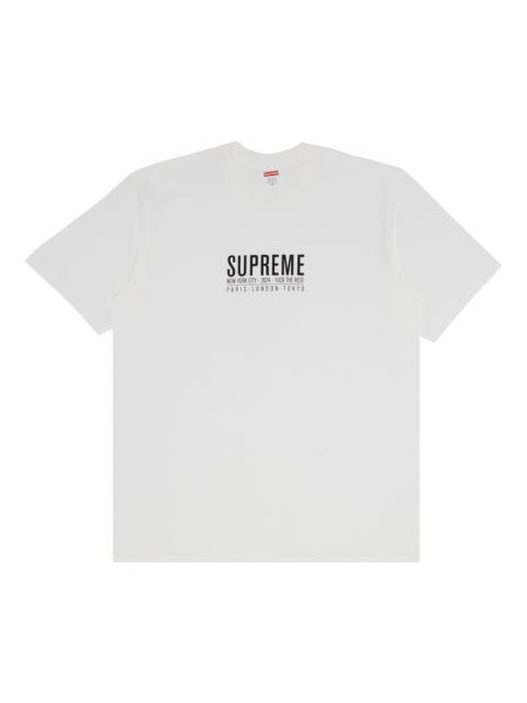 Supreme Supreme Paris Tee 'White'