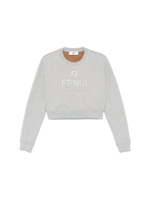 logo-embroidered sweater