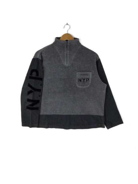 Other Designers New York - Vintage 90s New York Press Fleece Sweatshirt Embroidery Logo