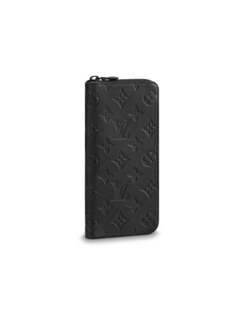 Louis Vuitton Louis Vuitton Zippy Wallet Verticle Monogram Shadow Black