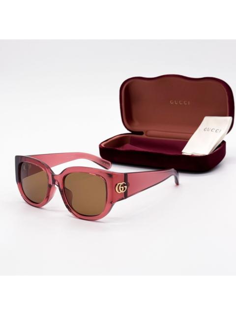 GUCCI NEW GUCCI SUNGLASSES WOMEN RED ROUND GUCCI GG1599SA 003