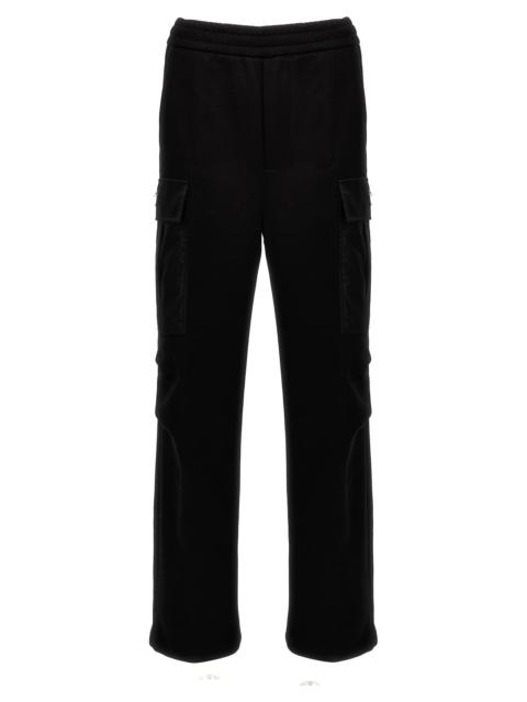 Prada Prada Men Nylon Insert Cargo Joggers