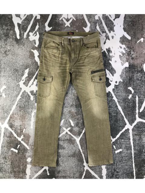 Other Designers Japanese Brand - Back Number Cargo Jeans Multipocket Denim KJ1729