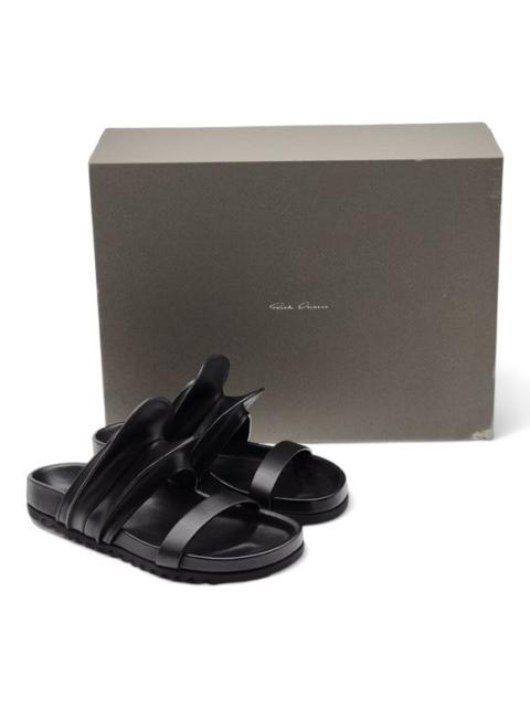 Rick Owens Rick Owens Brancusi Granola Ankle leather slides sandals