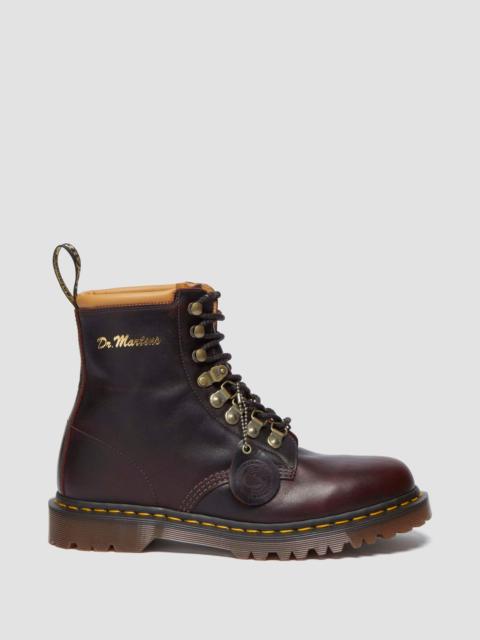 Dr. Martens 1460 Collar Made in England Phoenix Leather Lace Up Boots