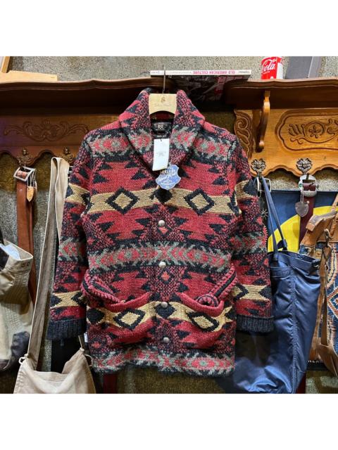 RRL by Ralph Lauren Ralph Lauren Double RL Wool Linen Cardigan