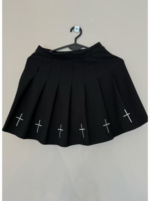 Very Rare - Avant Garde skirt with crosses rock 2in1 with shorts inside